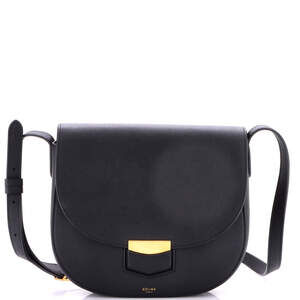 Celine Trotteur Crossbody Bag Grainy #227533C10B